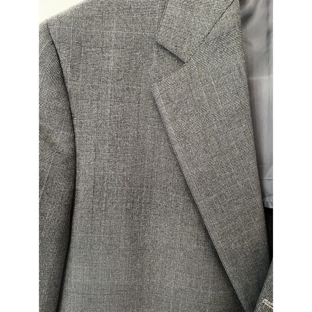 BROOKS BROTHERS Men's 41R Wool Made in USA Brooksease Blazer Brown Pinstripe - Picture 7 of 7